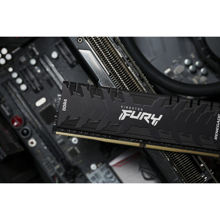 Kingston Technology FURY 32 Go 4266 MT/s DDR4 CL19 DIMM (Kits de 2) 1Gx8 Renegade Black