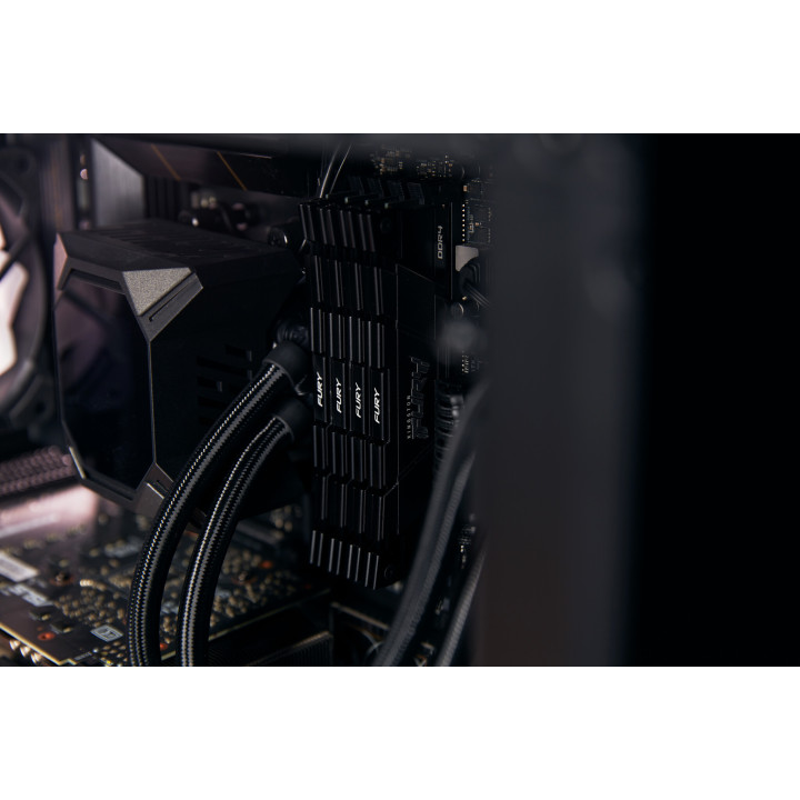 Kingston Technology FURY 32 Go 4266 MT/s DDR4 CL19 DIMM (Kits de 2) 1Gx8 Renegade Black
