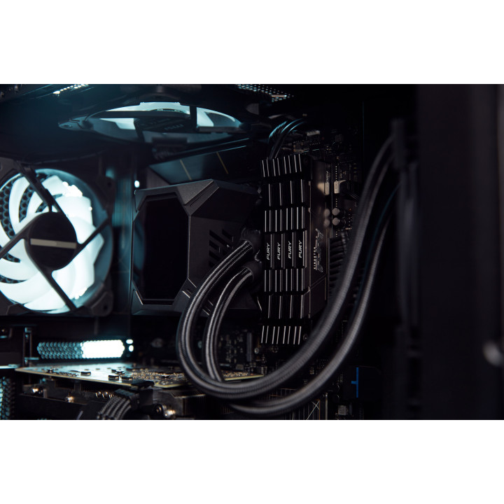 Kingston Technology FURY 32 Go 4266 MT/s DDR4 CL19 DIMM (Kits de 2) 1Gx8 Renegade Black