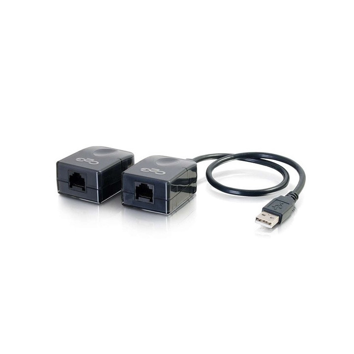C2G Kit de dongle d'extension Over Cat5 Superbooster™ USB 1.1