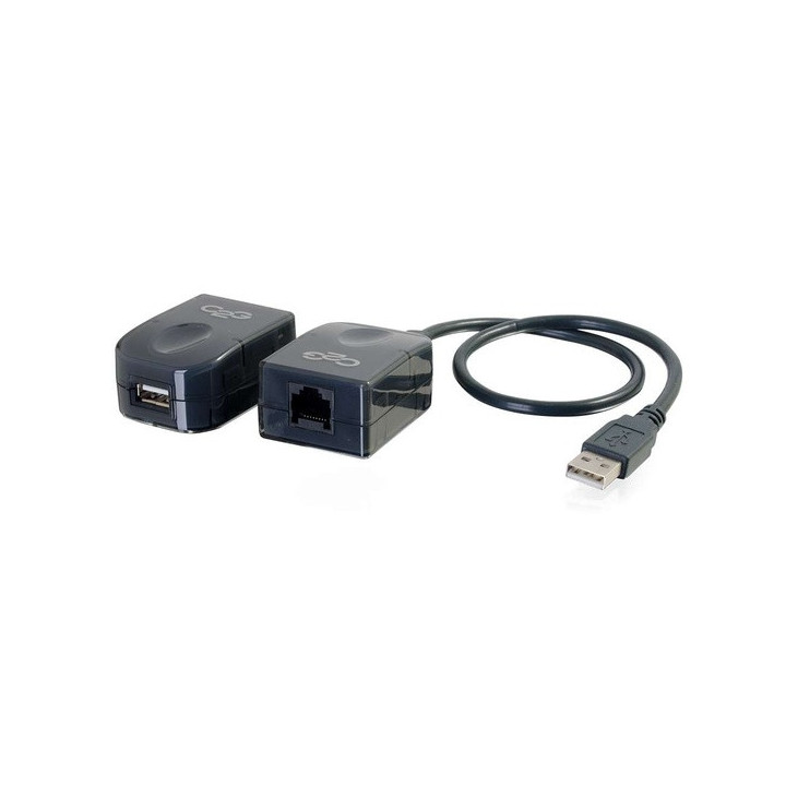 C2G Kit de dongle d'extension Over Cat5 Superbooster™ USB 1.1