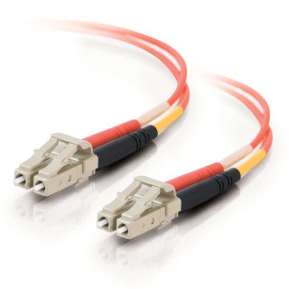 C2G 85502 câble InfiniBand et à fibres optiques 20 m LC OFNR Orange