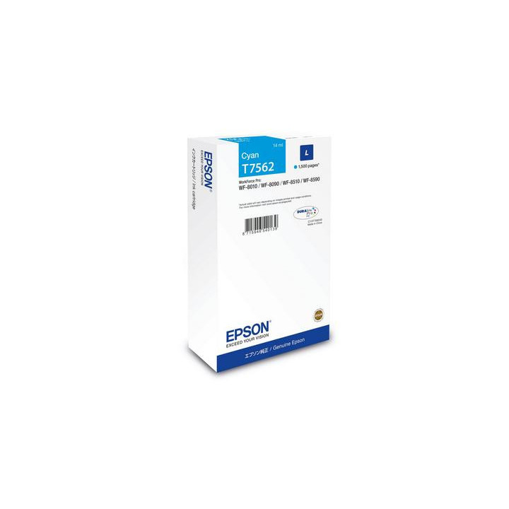 Epson C13T75624N cartouche d'encre 1 pièce(s) Original Cyan