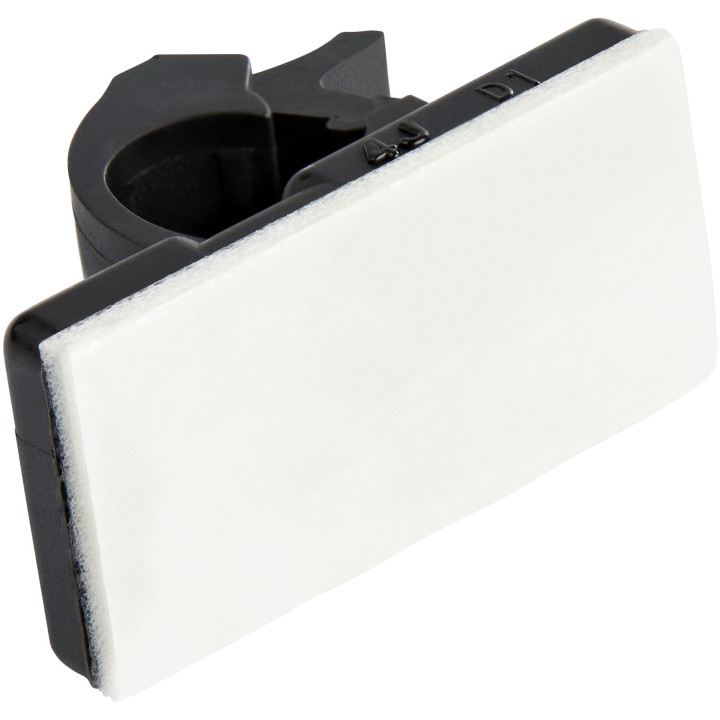 StarTech.com 100 Pinces Attache Câbles Adhésives Noir, Organiseur Câbles Réseau/Ethernet/Bureau/Ordinateur, Range Câbles B