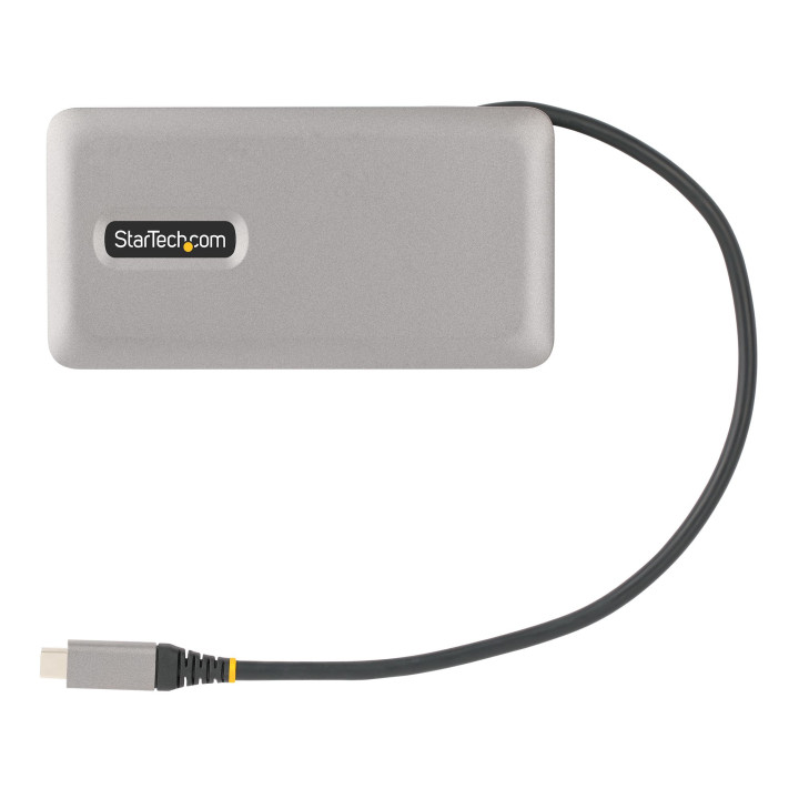 StarTech.com Adaptateur Multiport USB-C - 4K 60Hz HDMI/DP - Hub USB 3 Ports - 100W Power Delivery Pass-Through, GbE, Mini Stati