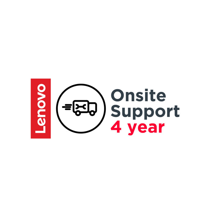 Lenovo 4 Year Onsite Support (Add-On) 4 année(s)