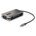 StarTech.com Adaptateur Multiport USB-C - 4K60Hz HDMI/VGA - Hub USB 3 Ports - 100W Power Delivery Pass-Through, GbE, Mini Stati