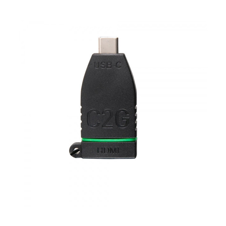 C2G Anneau adaptateur à prise de boîtier de table rétractable 4K HDMI[R] avec Mini DisplayPort[TM], DisplayPort et USB-C[R] 