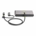 StarTech.com Hub USB-C à 2 Ports USB-A avec Ethernet et RS-232, Dongle USB-C vers USB-A, 100W PD Pass-Through, 2x USB-A 5Gbps,