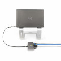 StarTech.com Hub USB-C à 2 Ports USB-A avec Ethernet et RS-232, Dongle USB-C vers USB-A, 100W PD Pass-Through, 2x USB-A 5Gbps,