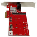 StarTech.com Carte contrôleur PCI Express RAID pour 2 SSD M.2 NGFF plus 2 ports SATA III 6 Gb/s