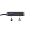 StarTech.com Adaptateur Multiport USB C - Mini Station d'Accueil USB-C Vidéo HDMI 4K - Gigabit Ethernet, Hub USB 3.0 (1x USB-A