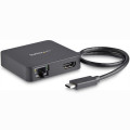 StarTech.com Adaptateur Multiport USB C - Mini Station d'Accueil USB-C Vidéo HDMI 4K - Gigabit Ethernet, Hub USB 3.0 (1x USB-A