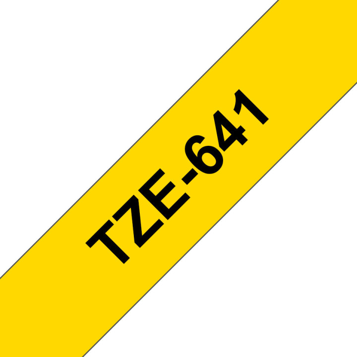 Brother TZE641 ruban d'étiquette Noir sur jaune TZe