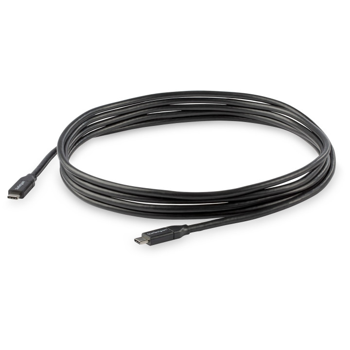 StarTech.com Câble de Charge Rapide USB-C de 3m, Charge et Synchronisation, 100W (5A) PD, USB 2.0, Certifié USB-IF - Cordon d