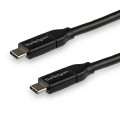 StarTech.com Câble de Charge Rapide USB-C de 3m, Charge et Synchronisation, 100W (5A) PD, USB 2.0, Certifié USB-IF - Cordon d