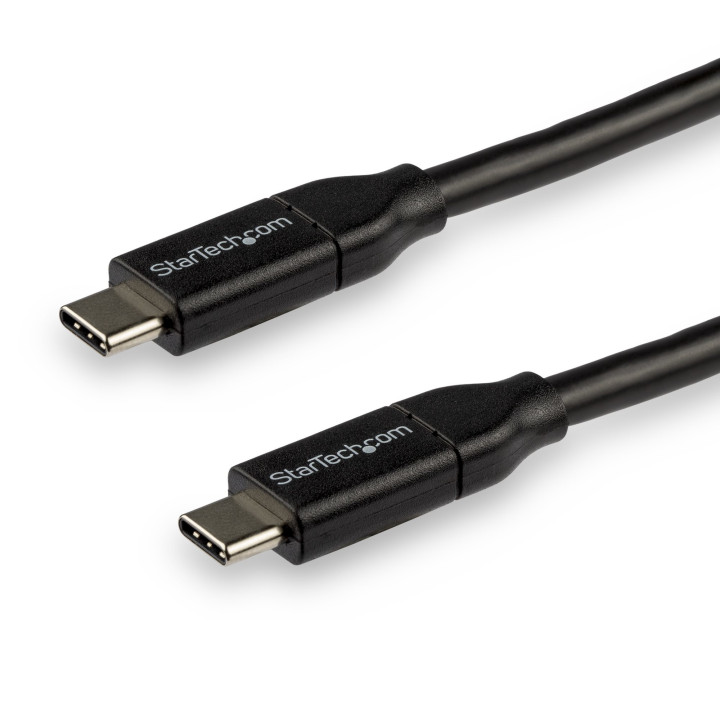 StarTech.com Câble de Charge Rapide USB-C de 3m, Charge et Synchronisation, 100W (5A) PD, USB 2.0, Certifié USB-IF - Cordon d
