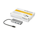 StarTech.com Hub USB-C à 4 Ports (10Gbps) avec 3x USB-A & 1x USB-C - Power Delivery Passthrough 100W - Adaptateur USB 3.2 Gen 