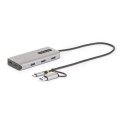 StarTech.com Adaptateur Multiport USB-C avec Dongle USB-C vers USB-A, Double HDMI (4K30Hz/1080p60Hz), 3x USB-A 5Gbps, Mini Stat