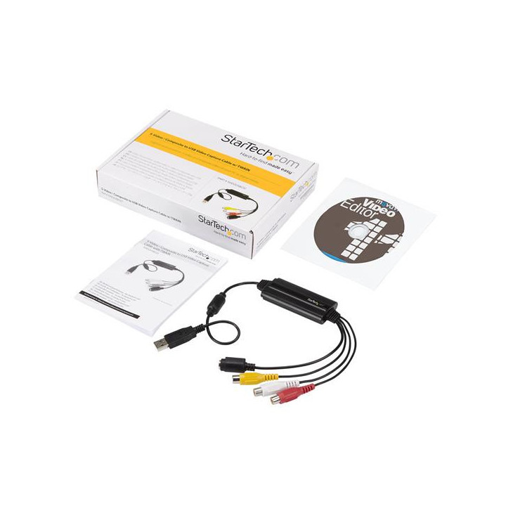 StarTech.com SVID2USB232 carte d'acquisition vidéo Composite + S-Video + RCA