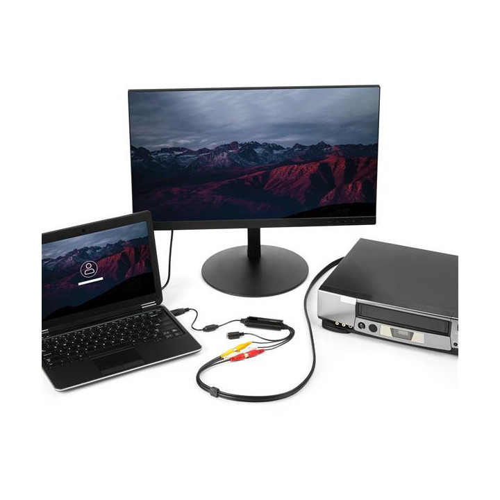 StarTech.com SVID2USB232 carte d'acquisition vidéo Composite + S-Video + RCA