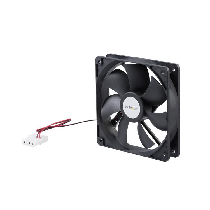 StarTech.com Ventilateur PC à Double Roulement à Billes - Alimentation LP4 - 120 mm