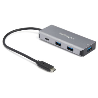 StarTech.com Hub USB-C 4 Ports - 3 Ports USB-A, 1 Port USB-C - HUB Adaptateur SuperSpeed Type C USB 3.2 Gen 2 (10Gbps) - Alimen