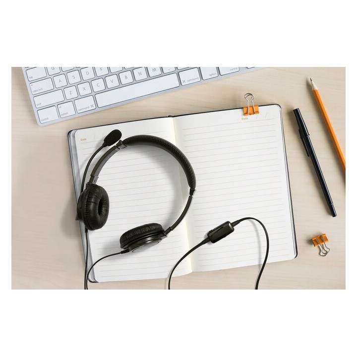 Kensington Micro-Casque Classic USB-A avec réglage du micro et du volume