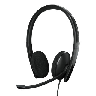 Binaural USB-C headset with integrated M