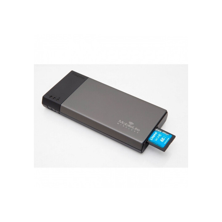 Kingston Technology MobileLite Wireless lecteur de carte mémoire Wi-Fi Noir, Gris