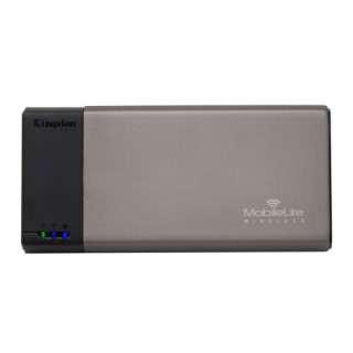 Kingston Technology MobileLite Wireless lecteur de carte mémoire Wi-Fi Noir, Gris