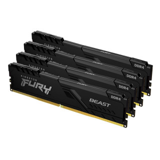 Kingston Technology FURY Beast 64Go 3200MT/s DDR4 CL16 DIMM (Kit de 4) Black