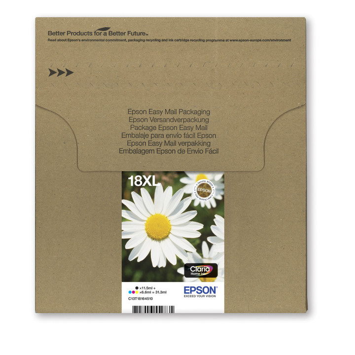 Epson Daisy Multipack EasyMail "Pâquerette" 18XL - Encre Claria Home N,C,M,J