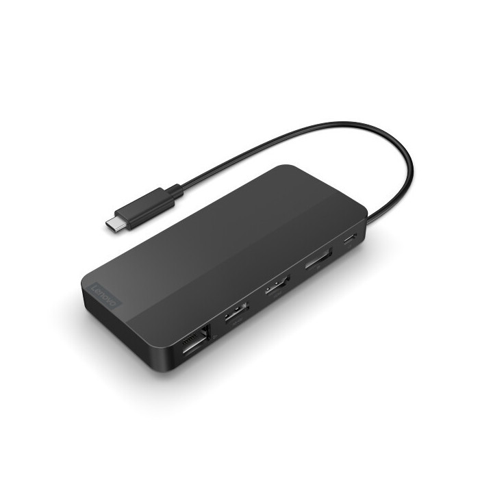 Lenovo 40B90000WW station d'accueil Avec fil USB 3.2 Gen 1 (3.1 Gen 1) Type-C Noir