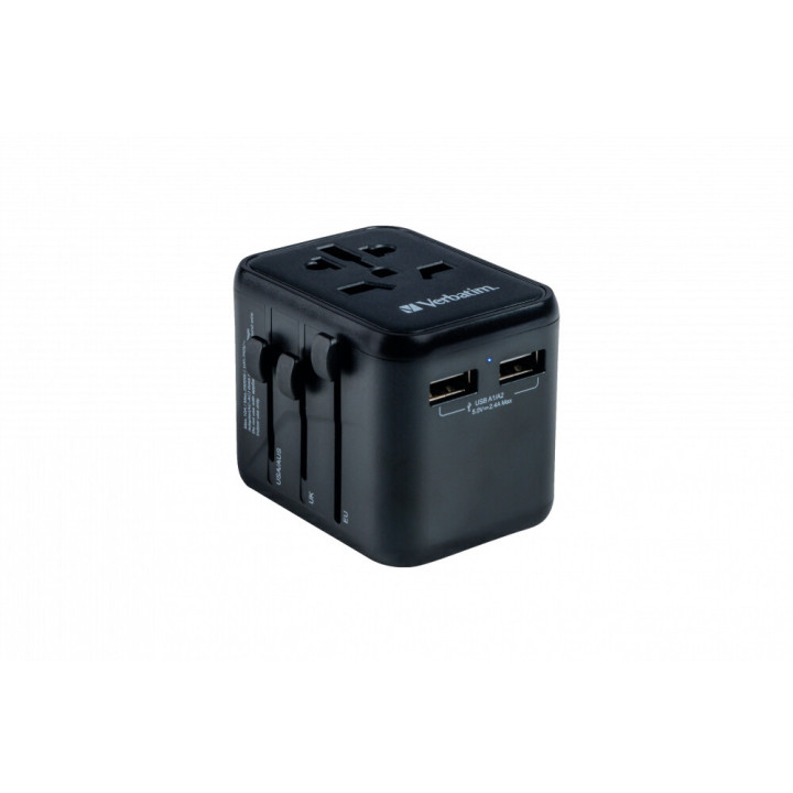Verbatim 49543 adaptateur prise d'alimentation Universel Noir