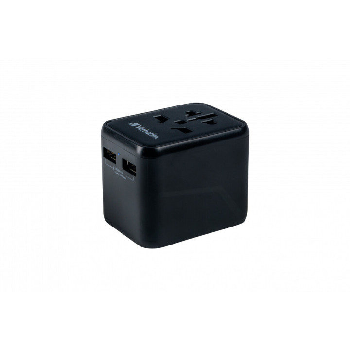 Verbatim 49543 adaptateur prise d'alimentation Universel Noir