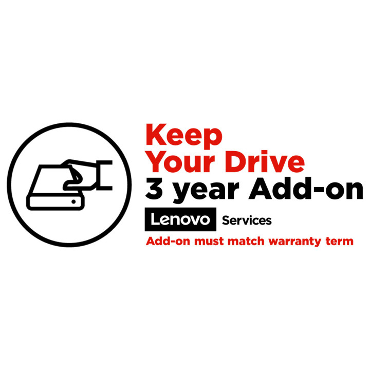 Lenovo 3Y Keep Your Drive 1 licence(s) 3 année(s)