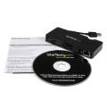 StarTech.com Mini station d’accueil USB 3.0 universelle pour ordinateur portable avec HDMI ou VGA, Gigabit Ethernet, USB 3.0