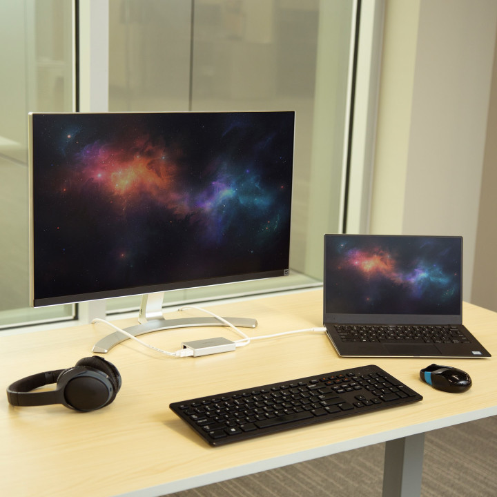 StarTech.com Adaptateur Multiport USB-C - Mini Station d'Accueil USB-C avec 4K HDMI - 60W PD Pass-Through, GbE, 2pt USB-A 3.0 H