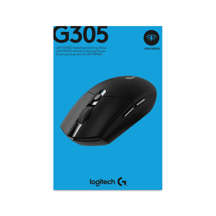 Logitech G305 souris RF sans fil Optique 12000 DPI Droitier