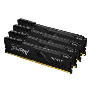 Kingston Technology FURY Beast 32Go 3600MT/s DDR4 CL17 DIMM (Kit de 4) Black