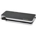 StarTech.com Adaptateur Multiport USB C - USB-C vers 4K HDMI ou VGA avec 100W Power Delivery Pass-through, 2-Port 10Gbps USB Hu