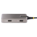 StarTech.com Adaptateur USB-C Multiport, HDMI 4K 60Hz, HDR - Hub USB 3.0 2 ports 5Gbps, 100W Power Delivery Pass-Through, GbE, 