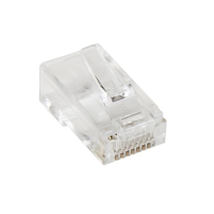 StarTech.com 50 Prises RJ45 Cat5e mâle - Connecteurs Modulaires Multibrin RJ45 Catégorie 5e en vrac