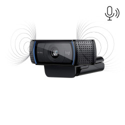 Logitech 960-001055 webcam 3 MP 1920 x 1080 pixels USB 2.0 Noir