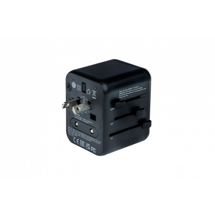 Verbatim 49544 adaptateur prise d'alimentation Universel Noir