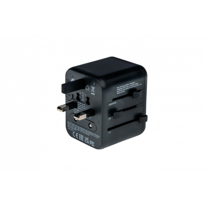 Verbatim 49544 adaptateur prise d'alimentation Universel Noir