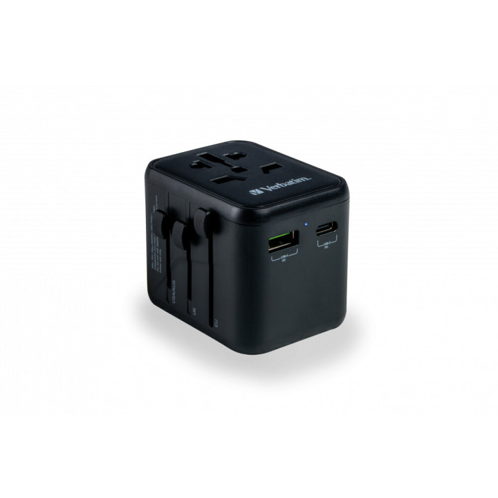 Verbatim 49544 adaptateur prise d'alimentation Universel Noir