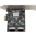 StarTech.com Carte Contrôleur SATA PCIe 8 ports - Carte Extension SATA PCI Express 6Gbps avec 4 Contrôleurs Hôte - Carte SAT