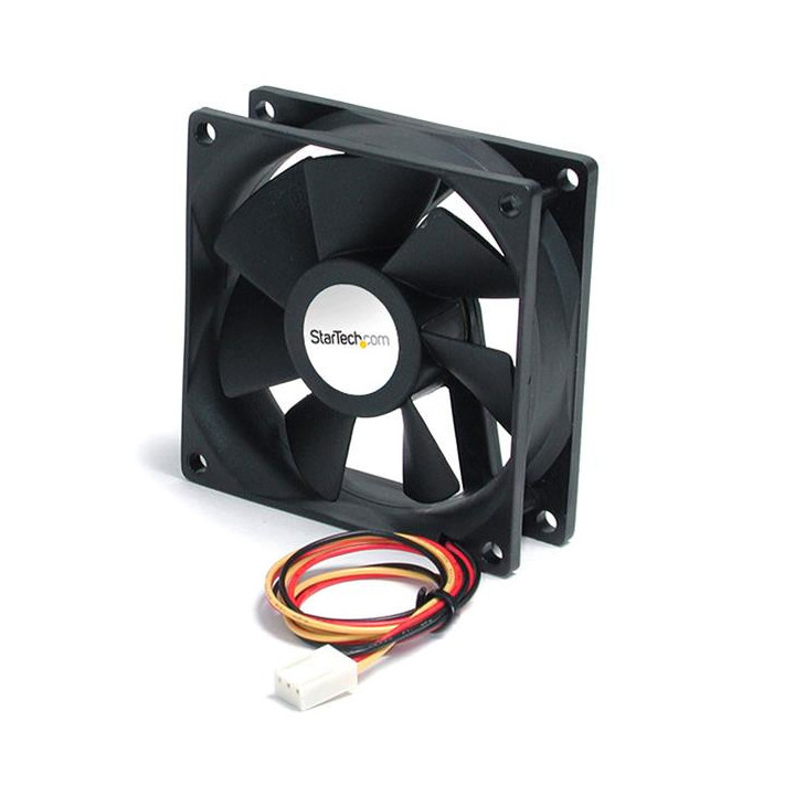 StarTech.com High Air Flow 9.25 cm Dual Ball Bearing Case Fan with TX3 Connector Boitier PC Ventilateur Noir
